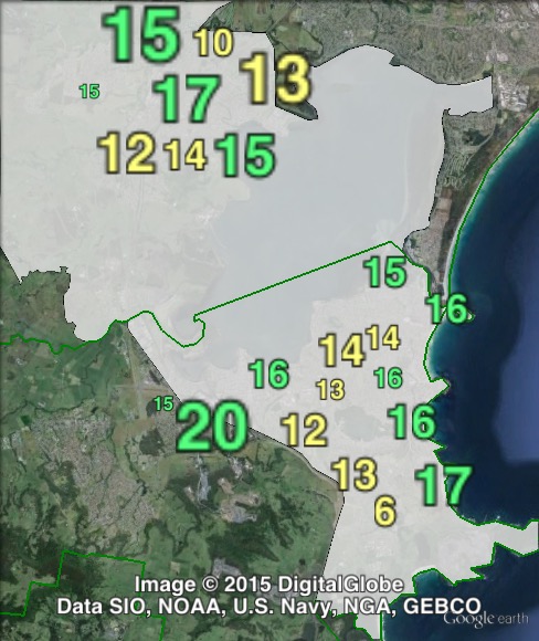 Greens primary votes in Shellharbour at the 2011 NSW state election.