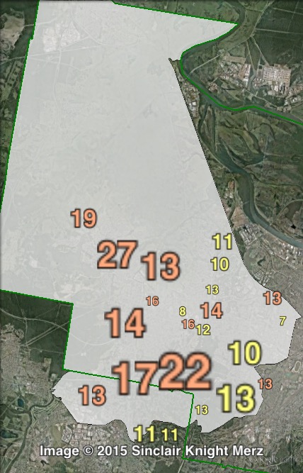 Primary votes for independent candidate Shayne Connell in Wallsend at the 2011 NSW state election.