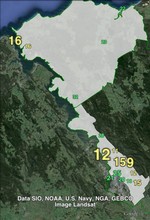 Greens primary votes in Windermere at the 2009 Legislative Council election.