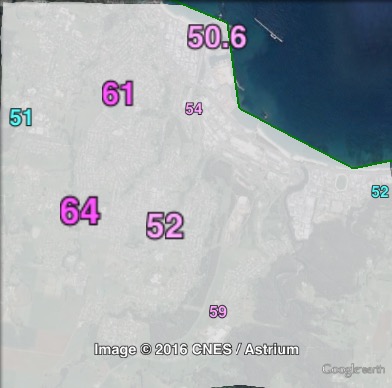 Two-party-preferred votes in Burnie at the 2013 federal election.