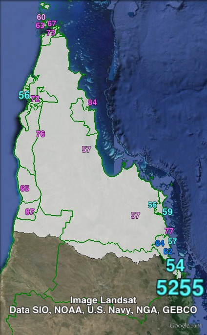 Two-party-preferred votes in Leichhardt at the 2013 federal election.