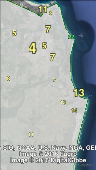 Greens primary votes in Tweed Heads at the 2013 federal election.