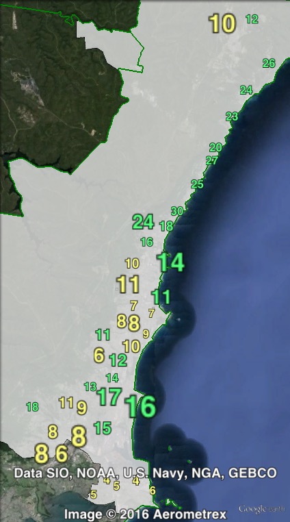 Greens primary votes in Cunningham at the 2013 federal election.