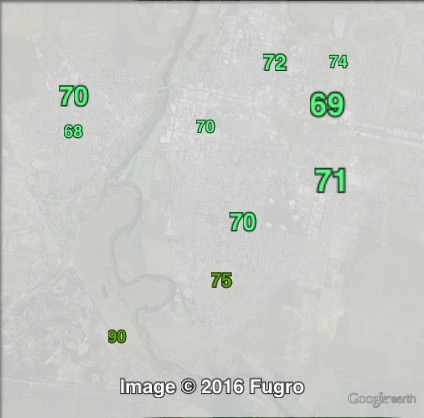 Two-party-preferred votes in Dubbo at the 2013 federal election.