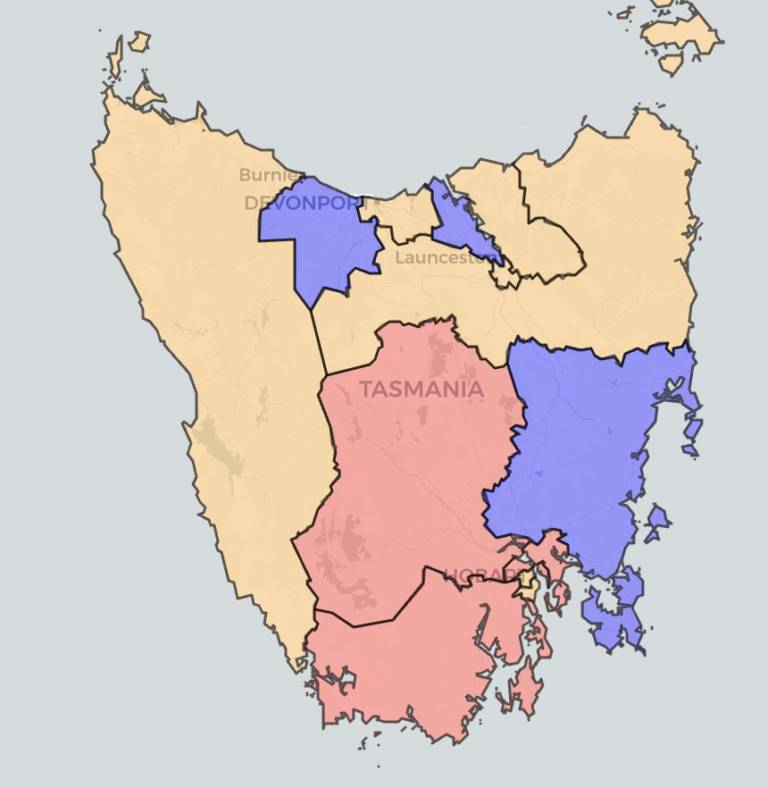 Parties and the Tasmanian upper house The Tally Room