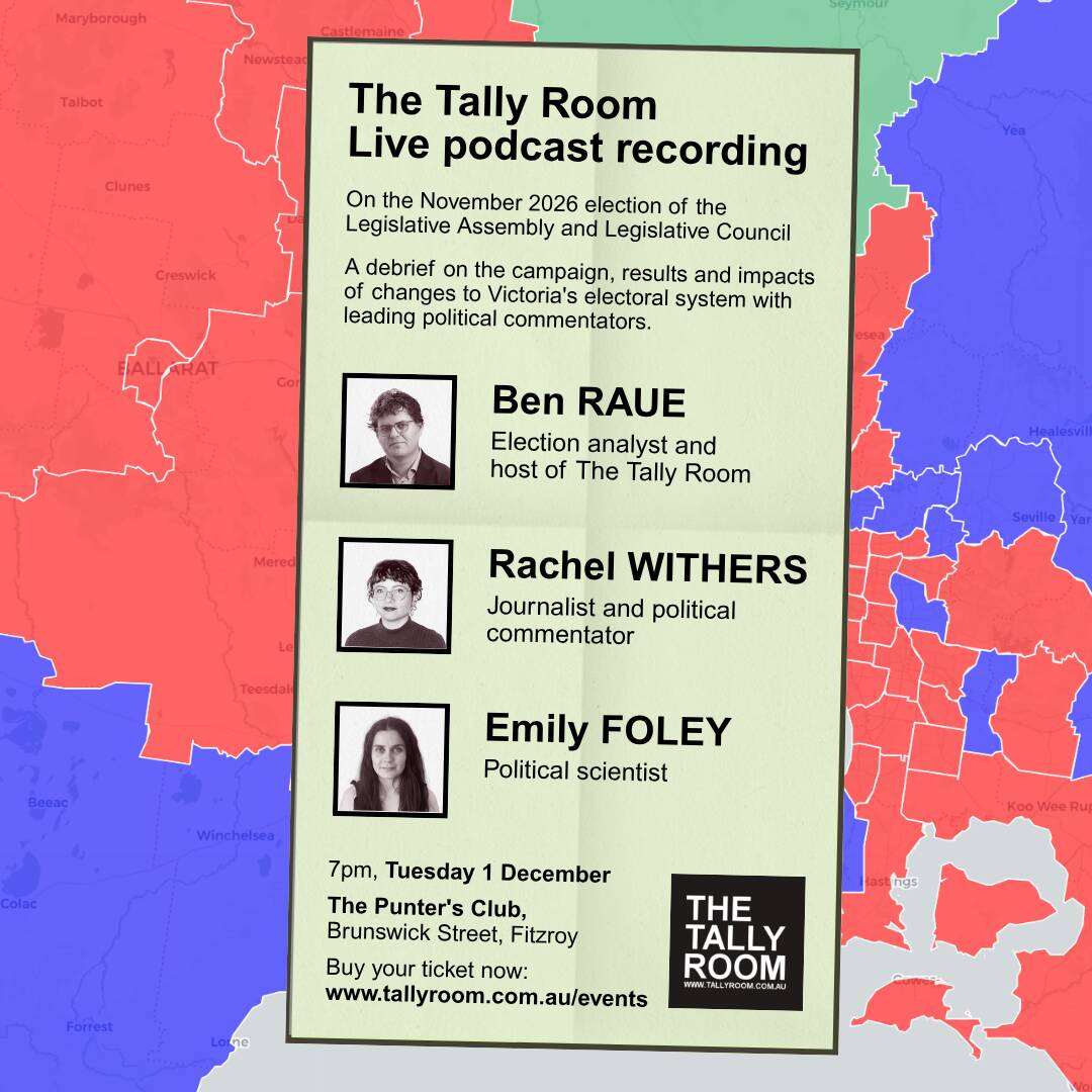 Tally Room Live square flyer