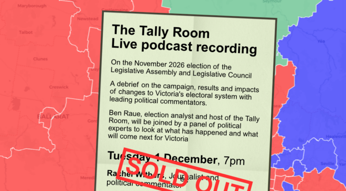 Second Tally Room Live show in Melbourne